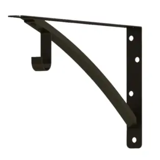 allen + roth Hartford Oil-Rubbed Bronze Closet Wall Brackets
